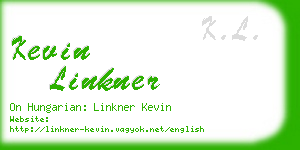kevin linkner business card